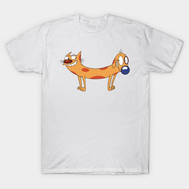 CatDog T-Shirt by FoxtrotDesigns